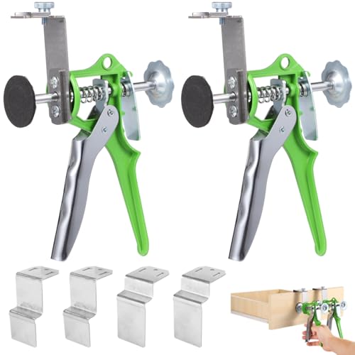 Verstellbare Schrankklemmen für Schubladenmontage, Befestigungsclips für Möbel, ideal für Kleiderschränke, Schränke und Büroschubladen, 2 Stück Verstellbare Schrankklemmen für Schubladenmontage, Befestigungsclips für Möbel, ideal für Kleiderschränke, Schränke und Büroschubladen, 2 Stück von wkao