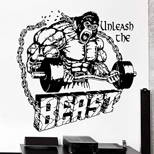 Beast Mode Gym Wandtattoo Fitness Vinyl Aufkleber Motivation Poster Dekor 57X57Cm Beast Mode Gym Wandtattoo Fitness Vinyl Aufkleber Motivation Poster Dekor 57X57Cm von wknbb