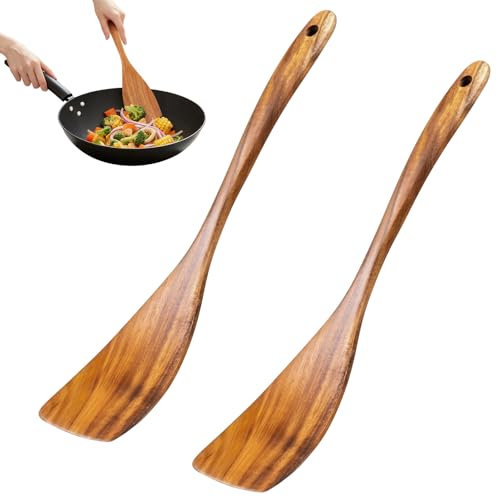 2er Set Pfannenwender Holz, Kochlöffel Holz Set, Pfannenwender Olivenholz Naturholz Robust, Langlebig, Hitzebeständig, Antibakteriell, Spülmaschinenfest 2er Set Pfannenwender Holz, Kochlöffel Holz Set, Pfannenwender Olivenholz Naturholz Robust, Langlebig, Hitzebeständig, Antibakteriell, Spülmaschinenfest von wlertcop
