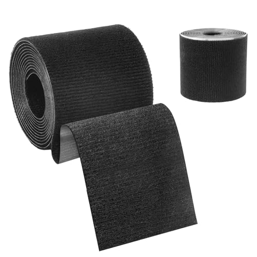 wlertcop Gewebe Reparaturband,Flicken für Möbel,Risse oder Löcher in Stoff,Zelt,Gewebe Reparaturband für Segeltuch,Markise,5x160cm Selbstklebend Stoff,Strapazierfähig,Wasserdicht und Waschbar,Schwarz von wlertcop