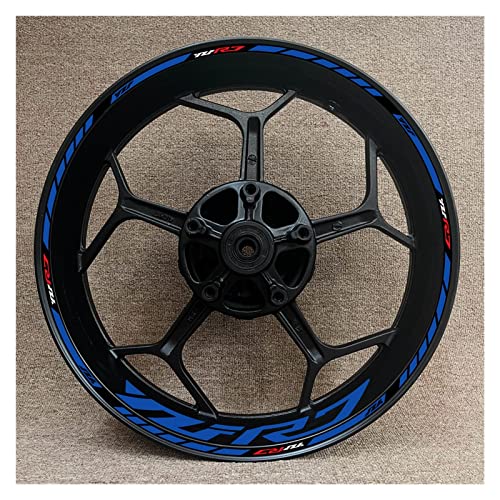 Felgenaufkleber Für YA-MA-HA YZF R7 YZFR7 Motorrad Radnaben Aufkleber Rim Dekorative Aufkleber Reflektierende Zubehör (Color : D) von wljions