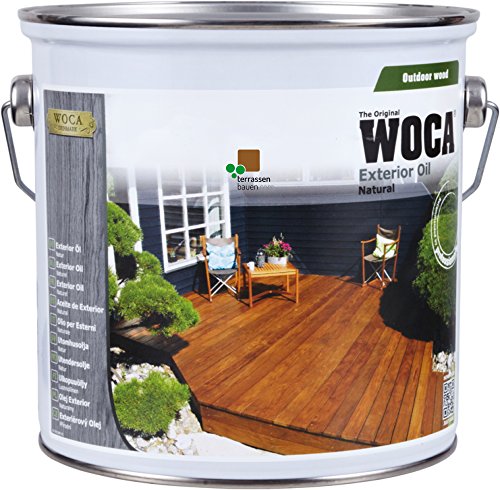 WOCA Exterior Öl Natur 2,5 Ltr Woodcare von WOCA