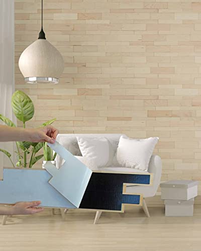wodewa Designpaneel Wandverkleidung Holz Ahorn 3D Wandpaneele 0,096m² Holzwandverkleidung Innen Holzverkleidung Holzwand Wohnzimmer Schlafzimmer von wodewa