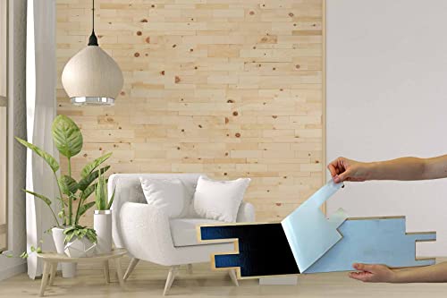 wodewa Designpaneel Wandverkleidung Holz Zirbe 3D Wandpaneele 0,096m² Holzwandverkleidung Innen Holzverkleidung Holzwand Wohnzimmer Schlafzimmer von wodewa