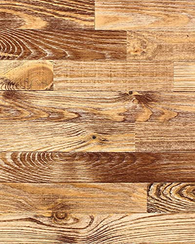 wodewa Holz Wandverkleidung Vintage Optik 1m² Nachhaltige Echtholz Wandpaneele Moderne Wanddekoration Holzverkleidung Holzwand Wohnzimmer Küche Schlafzimmer V002 von wodewa
