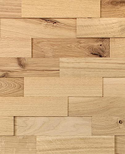 wodewa Wandverkleidung Holz 3D Optik Eiche Rustikal 1m² Wandpaneele Moderne Wanddekoration Holzverkleidung Holzwand Wohnzimmer Küche Schlafzimmer Strukturiert Natur wodewa Wandverkleidung Holz 3D Optik Eiche Rustikal 1m² Wandpaneele Moderne Wanddekoration Holzverkleidung Holzwand Wohnzimmer Küche Schlafzimmer Strukturiert Natur von wodewa