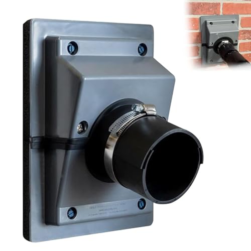HVAC-Wanddurchführungs- und Leitungssatz-Abdeckungssatz, Wanddurchführungsabdeckung mit weicher Dichtung, Nachrüstlösung für Innen- und Außenklimaanlagensysteme(Gray,Large) von wodjcks