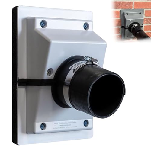 HVAC-Wanddurchführungs- und Leitungssatz-Abdeckungssatz, Wanddurchführungsabdeckung mit weicher Dichtung, Nachrüstlösung für Innen- und Außenklimaanlagensysteme(White,Large) von wodjcks