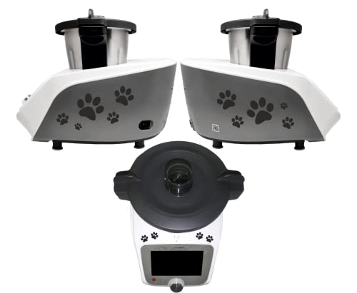 wodtke-werbetechnik Aufkleber passend für Monsieur Cuisine Connect TREND Pfoten, PVC, Attraktiv, Küchenmaschinenaufkleber, 2680784031, Aufkleber von wodtke-werbetechnik