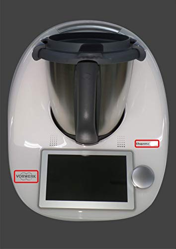 Schutzfolie passend für Thermomix TM 6 Schriftzüge auf dem Gerät von wodtke-werbetechnik