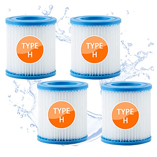 woejgo Pool Filterpatrone Typ H Schwimmbad Filter, Poolfilter Typ H Filterkartuschen für, Easy Set Pool Kartuschen, 4 Stück woejgo Pool Filterpatrone Typ H Schwimmbad Filter, Poolfilter Typ H Filterkartuschen für, Easy Set Pool Kartuschen, 4 Stück von woejgo