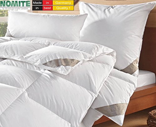 wohnTRAUM 24 Kopfkissen EXQUISIT mit weißer Biese - 80% Federn 20% Daune - Made in Germany - Öko-Tex 100, NOMITE, Downpass, Wessling Qualitätslabel 80x80 cm Füllung: 900 g weiß wohnTRAUM 24 Kopfkissen EXQUISIT mit weißer Biese - 80% Federn 20% Daune - Made in Germany - Öko-Tex 100, NOMITE, Downpass, Wessling Qualitätslabel 80x80 cm Füllung: 900 g weiß von wohnTRAUM 24