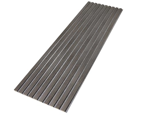 Akustikpaneele NOBLE 1,485m² - 275cm x 54cm* set - (set = 2 Stück 275cm x 27cm) | Farbe Grigio 592 | Wandverkleidung | Akustikpaneel | Wandpaneele auf filz | Akustikfilz | Wandpaneele von wohnartig