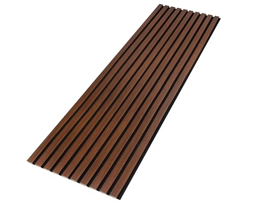 Akustikpaneele NOBLE 1,485m² - 275cm x 54cm* set - (set = 2 Stück 275cm x 27cm) | Farbe: Cherry 956 | Wandverkleidung | Akustikpaneel | Wandpaneele auf filz | Akustikfilz | Wandpaneele von wohnartig