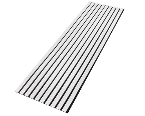Akustikpaneele NOBLE 1,485m² - 275cm x 54cm* set - (set = 2 Stück 275cm x 27cm) | Farbe: Scandia 429 | Wandverkleidung | Akustikpaneel | Wandpaneele auf filz | Akustikfilz | Wandpaneele von wohnartig