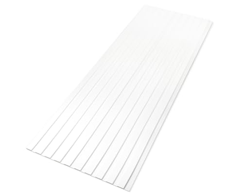 wohnartig® | AKUSTIKPANEELE auf weißem HDF | MODULLO 1,65 m² set Farbe: Weiß 910 | Wandverkleidung | Lamellenverkleidung | Akustikpaneel | Wandpaneele von wohnartig