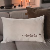 Kissen Weihnachtskissen Hohoho von wohncandy