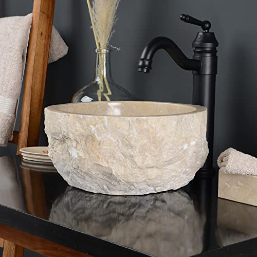 30 cm rundes Marmorwaschbecken in beige von WOHNFREUDEN - Mit Unikat Auswahl 30 cm rundes Marmorwaschbecken in beige von WOHNFREUDEN - Mit Unikat Auswahl von wohnfreuden