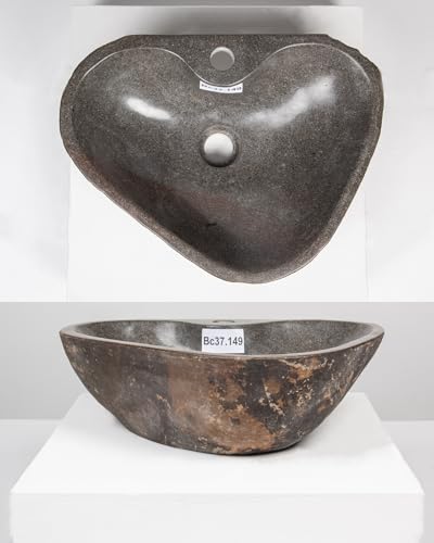 40 cm oval Naturstein-Waschbecken Flussstein Findling Granit Becken Stein-Aufsatzwascbecken Bad Gäste WC Naturstein Handwaschbecken Wohnfreuden 40 cm oval Naturstein-Waschbecken Flussstein Findling Granit Becken Stein-Aufsatzwascbecken Bad Gäste WC Naturstein Handwaschbecken Wohnfreuden von wohnfreuden