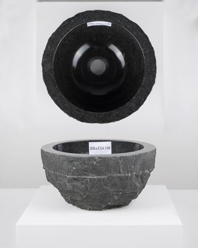 Marmor Waschbecken 30 cm rund in anthrazit von WOHNFREUDEN - Mit Unikat Auswahl Marmor Waschbecken 30 cm rund in anthrazit von WOHNFREUDEN - Mit Unikat Auswahl von wohnfreuden