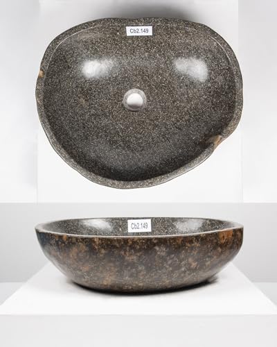 Naturstein Waschbecken 50 cm Flussstein Granit Findling Aufsatzwaschbecken rundum poliert Steinwaschbecken WC Bad Garten WOHNFREUDEN Naturstein Waschbecken 50 cm Flussstein Granit Findling Aufsatzwaschbecken rundum poliert Steinwaschbecken WC Bad Garten WOHNFREUDEN von wohnfreuden