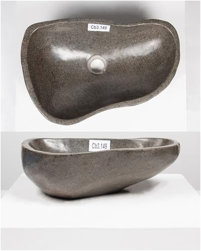 Naturstein Waschbecken 50 cm Flussstein Granit Findling Aufsatzwaschbecken rundum poliert Steinwaschbecken WC Bad Garten WOHNFREUDEN Naturstein Waschbecken 50 cm Flussstein Granit Findling Aufsatzwaschbecken rundum poliert Steinwaschbecken WC Bad Garten WOHNFREUDEN von wohnfreuden