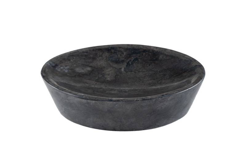 wohnfreuden Dekoschale Marmor Steinschale 15 cm oval schwarz, 1275 von wohnfreuden