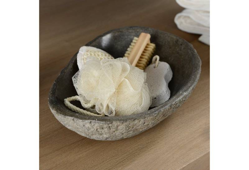 wohnfreuden Dekoschale Naturstein Schale innen poliert 25 cm, 1111 von wohnfreuden