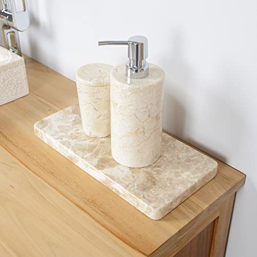 wohnfreuden Marmor Servierplatte Creme eckig 30 cm - Natur Stein Tablett flach Küchen Wohnzimmer Zubehör wohnfreuden Marmor Servierplatte Creme eckig 30 cm - Natur Stein Tablett flach Küchen Wohnzimmer Zubehör von wohnfreuden