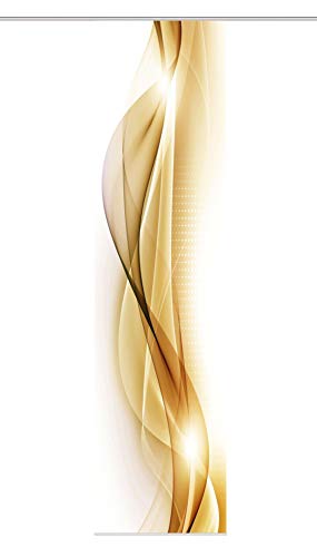 wohnfuehlidee Schiebevorhang Deko Blickdicht ALENIA, Farbe Gold, Größe BxH 60x245 cm wohnfuehlidee Schiebevorhang Deko Blickdicht ALENIA, Farbe Gold, Größe BxH 60x245 cm von wohnfuehlidee