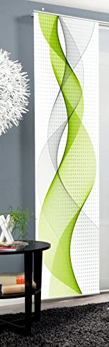 wohnfuehlidee Schiebevorhang Deko Blickdicht DILAILA, Farbe apfelgrün, Größe BxH 60x245 cm wohnfuehlidee Schiebevorhang Deko Blickdicht DILAILA, Farbe apfelgrün, Größe BxH 60x245 cm von wohnfuehlidee