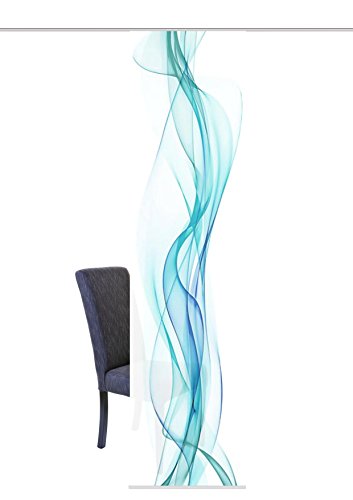 wohnfuehlidee Schiebevorhang Deko Blickdicht Melody, Farbe Petrol, Größe BxH 60x245 cm wohnfuehlidee Schiebevorhang Deko Blickdicht Melody, Farbe Petrol, Größe BxH 60x245 cm von wohnfuehlidee