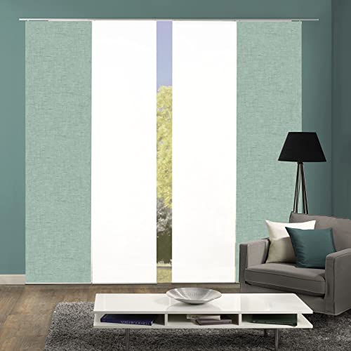 wohnfuehlidee 4er-Set Schiebevorhänge Marlies Blickdicht, Höhe 245 cm, Mint wohnfuehlidee 4er-Set Schiebevorhänge Marlies Blickdicht, Höhe 245 cm, Mint von wohnfuehlidee