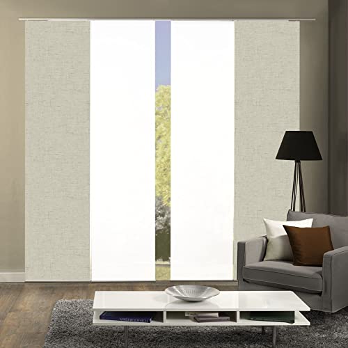 wohnfuehlidee 4er-Set Schiebevorhänge Marlies Blickdicht, Höhe 245 cm, Taupe wohnfuehlidee 4er-Set Schiebevorhänge Marlies Blickdicht, Höhe 245 cm, Taupe von wohnfuehlidee