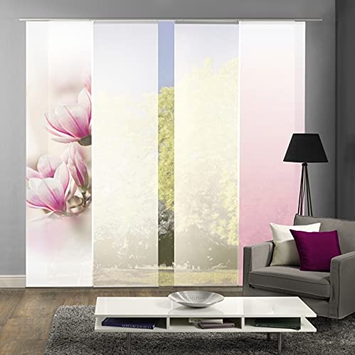 wohnfuehlidee 4er-Set Schiebevorhang, 94285-723, Jolina, Höhe 245 cm, Design Magnolie wohnfuehlidee 4er-Set Schiebevorhang, 94285-723, Jolina, Höhe 245 cm, Design Magnolie von wohnfuehlidee