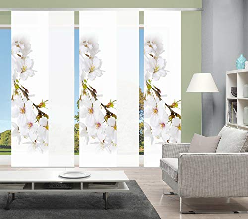 wohnfuehlidee 5er-Set Schiebegardine Birgit, Blickdicht, Höhe 245 cm, weiß wohnfuehlidee 5er-Set Schiebegardine Birgit, Blickdicht, Höhe 245 cm, weiß von wohnfuehlidee