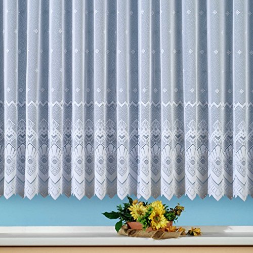 wohnfuehlidee Fertig-Store Jacquard mit Kräuselband, halbtransparent, Farbe weiß Größe HxB 160x450 cm wohnfuehlidee Fertig-Store Jacquard mit Kräuselband, halbtransparent, Farbe weiß Größe HxB 160x450 cm von wohnfuehlidee