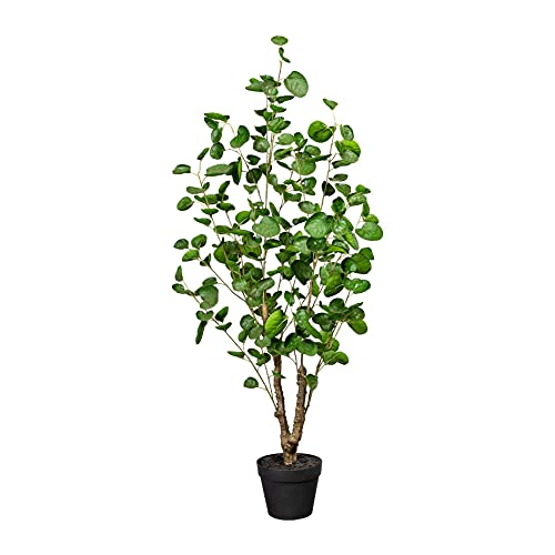 wohnfuehlidee Kunstpflanze Fiederaralie, grün, inklusive Kunststoff-Topf, Höhe ca. 110 cm von wohnfuehlidee