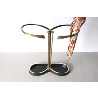 Alter Schirmständer, Filigraner Regenschirmständer Vintage, Schirmhalter, Metallschirmständer, 50Er 60Er, Geschenk Shop Büro von wohnraumformer