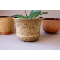 Blumentopf Vintage, Pflanztopf Keramik Handgetöpfert von wohnraumformer