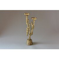 Brutalist Messingleuchter 2-Armig Alt, Vintage Kerzenständer Messing, Hoher Kerzenleuchter Kerzenhalter, Hochzeitsgeschenk Geschenk Mann Ihn Brutalist Messingleuchter 2-Armig Alt, Vintage Kerzenständer Messing, Hoher Kerzenleuchter Kerzenhalter, Hochzeitsgeschenk Geschenk Mann Ihn von wohnraumformer
