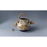 Fat Lava Vase, Dümler Breiden, Blumenvase Braun, 1103 12 von wohnraumformer