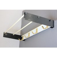 Garderobe Vintage, Hutablage Retro, Flurgarderobe Germany 70Er Jahre von wohnraumformer