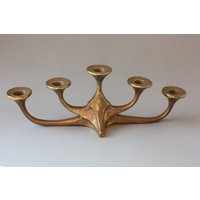 Harjes Brutalist Bronzeleuchter, Vintage Kerzenständer Bronze, Kerzenleuchter Kerzenhalter, Hochzeitsgeschenk Harjes Brutalist Bronzeleuchter, Vintage Kerzenständer Bronze, Kerzenleuchter Kerzenhalter, Hochzeitsgeschenk von wohnraumformer