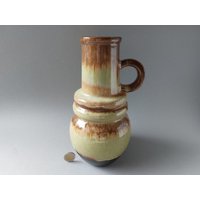 Vase Keramik, Blumenvase Vintage, Scheurich 428-25 von wohnraumformer