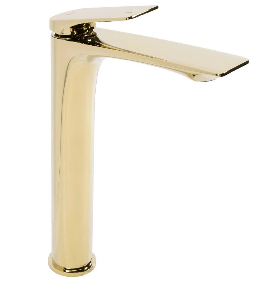 wohnwerk.idee Badarmatur Waschbeckenarmatur Wasserhahn Gold Einhebelmischer Avalon Gold Schwarz wohnwerk.idee Badarmatur Waschbeckenarmatur Wasserhahn Gold Einhebelmischer Avalon Gold Schwarz von wohnwerk.idee