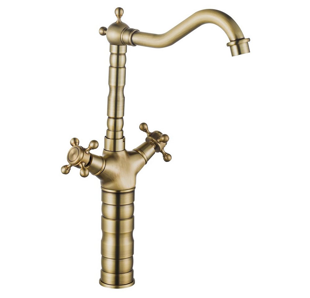 wohnwerk.idee Badarmatur Waschbeckenarmatur Wasserhahn Gold Schwarz Vintage Antik Rustico wohnwerk.idee Badarmatur Waschbeckenarmatur Wasserhahn Gold Schwarz Vintage Antik Rustico von wohnwerk.idee