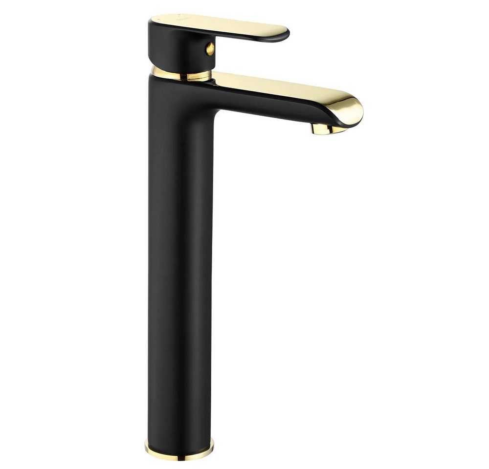 wohnwerk.idee Badarmatur Waschbeckenarmatur Wasserhahn Gold Weiß Schwarz Einhebelmischer Bloom wohnwerk.idee Badarmatur Waschbeckenarmatur Wasserhahn Gold Weiß Schwarz Einhebelmischer Bloom von wohnwerk.idee
