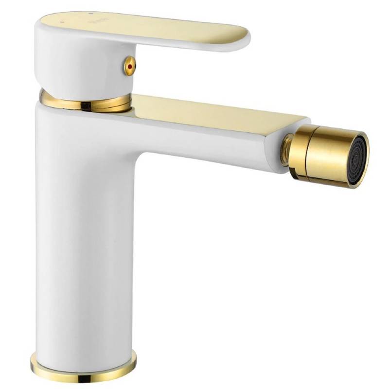 wohnwerk.idee Bidetarmatur Bidet-Wasserhahn Intimdusche Bloom Weiß Gold Schwarz Chrom von wohnwerk.idee