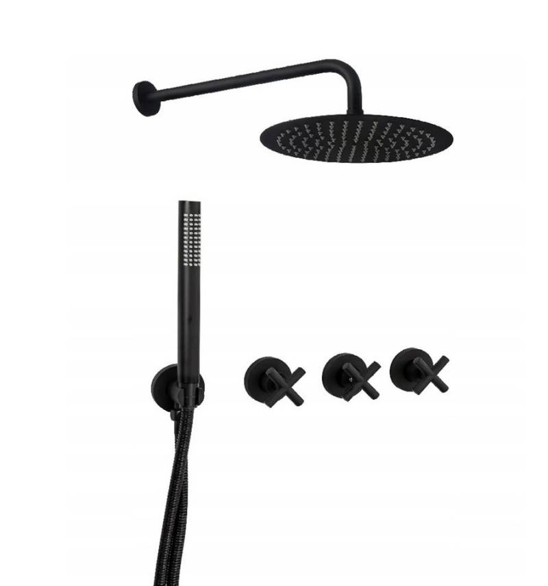 wohnwerk.idee Duscharmatur Dusche Duschsystem Design Minimalistisch Exit Schwarz Matt wohnwerk.idee Duscharmatur Dusche Duschsystem Design Minimalistisch Exit Schwarz Matt von wohnwerk.idee